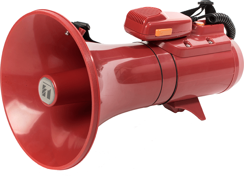 15W SHOULDER TYPE MEGAPHONE WITH SIREN, ER-2215S-AS