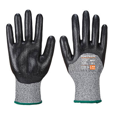PORTWEST CUT 3/4 NITRILE FOAM GLOVE A621 CUT LEVEL A4