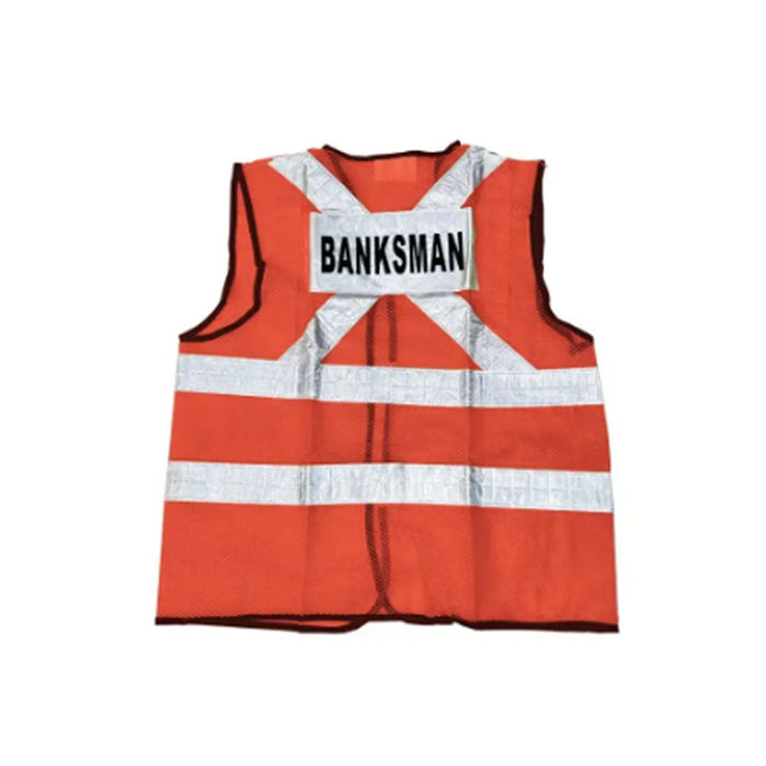 SAFETY VEST (ORANGE RED) BANKSMAN