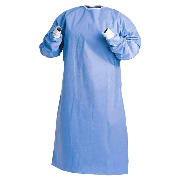 ISOLATION GOWNS BLUE AAMI LVL2 10PCS/PACK
