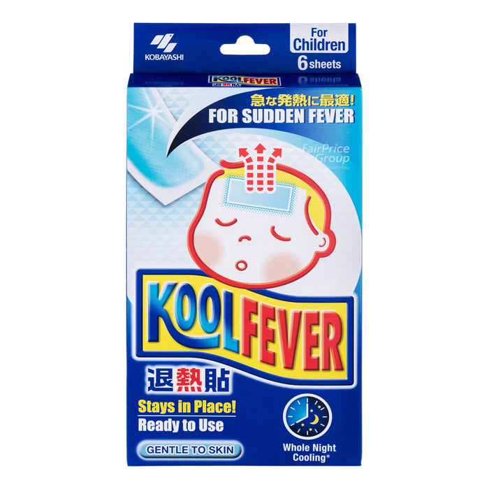 KOOLFEVER COOLING GEL SHEETS - CHILDREN (GENTLE TO SKIN)