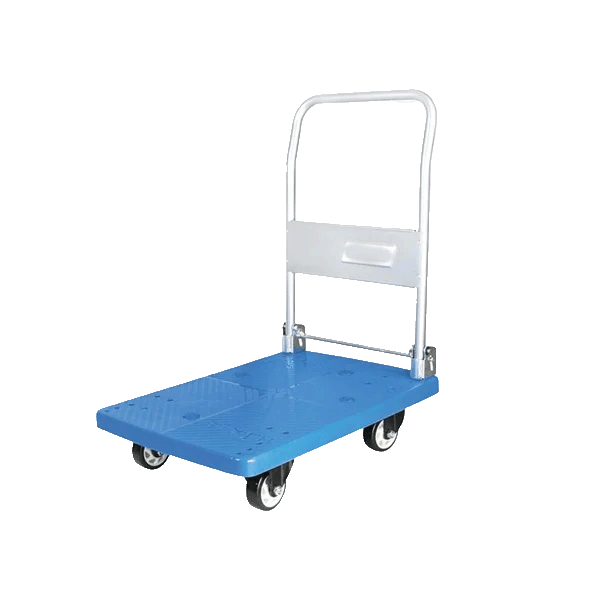 PLASTIC PLATFORM TROLLEY (SILENT) 300KG L860 x W600 x H900MM