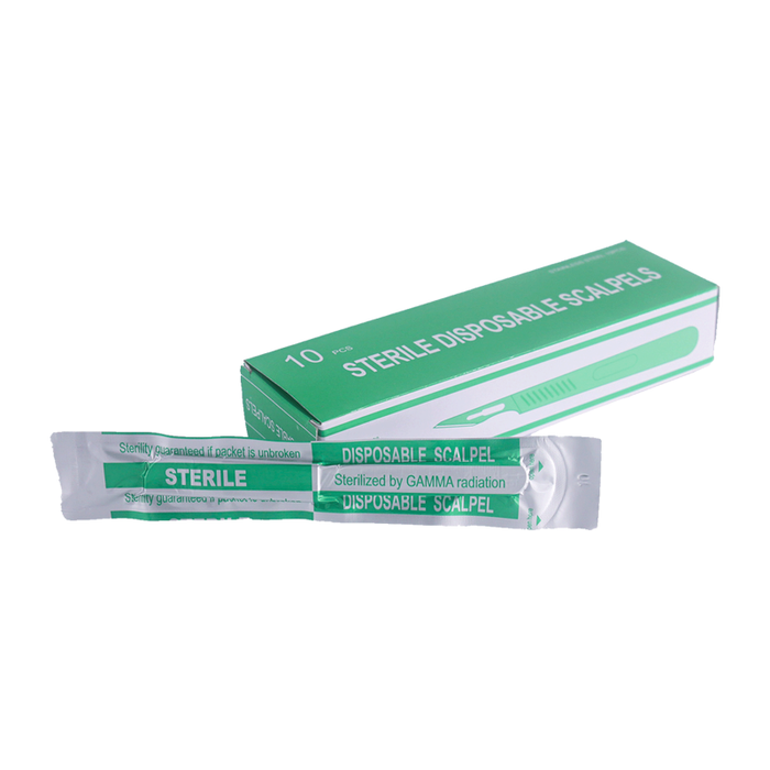 STERILE DISPOSABLE SCALPELS, NO.10 (10PCS/PACK)