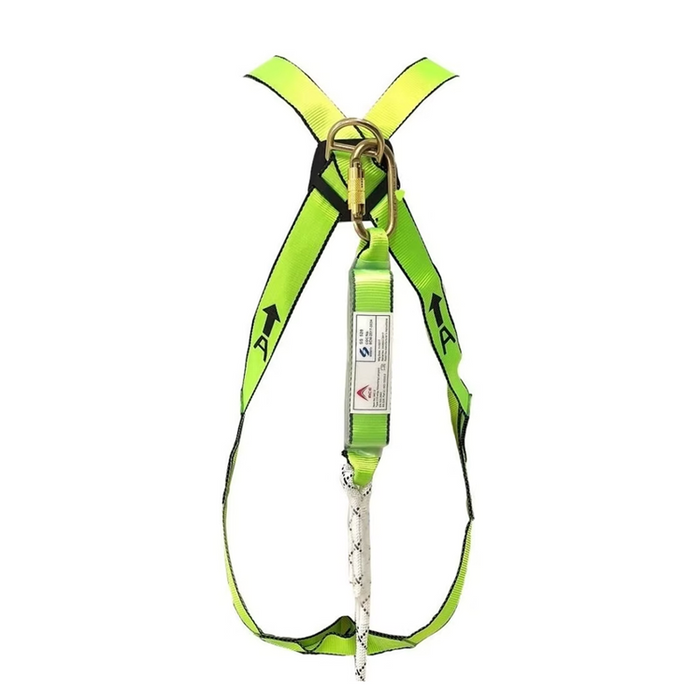 SAFETY HARNESS FULL BODY WITH 3 LANYARDS AND 2 CARABINERS