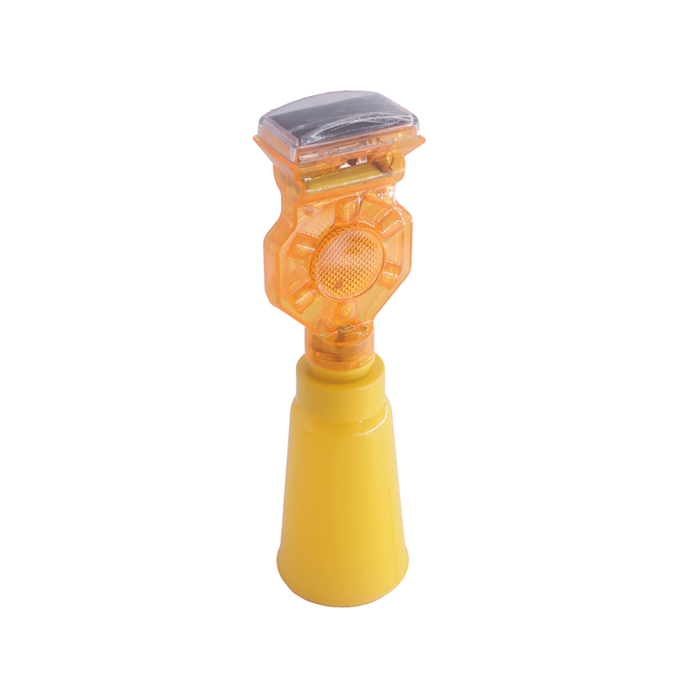 SOLAR FLASHER WARNING LIGHT FOR TRAFFIC CONES