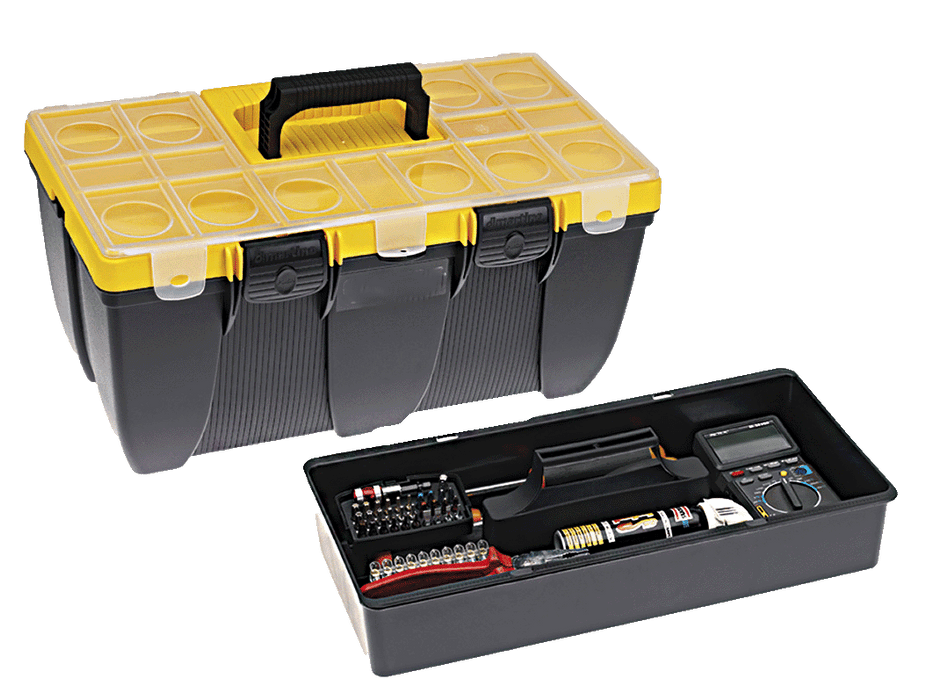 PLASTIC TOOL BOX WITH TRAY 511
