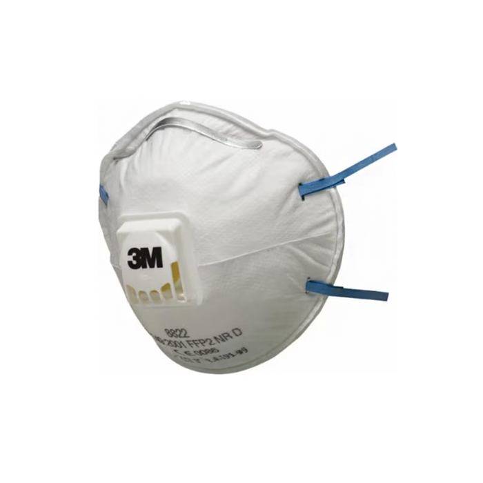 3M™ Particulate Respirator 8822, P2, Valved, 10/Box, 24 Boxes/Case