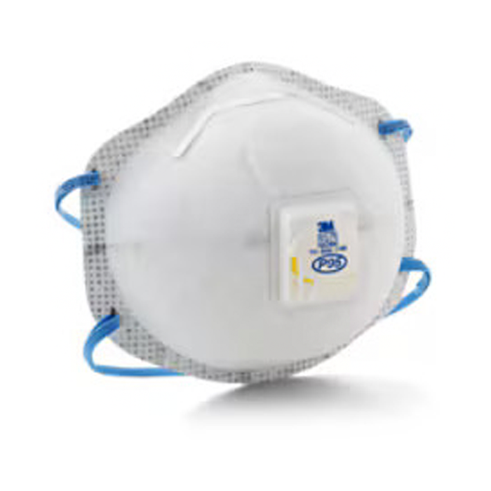 3M™ Particulate Respirator 8576, P95, with Valve and Nuisance Level Acid Gas Relief, 80 EA/Case