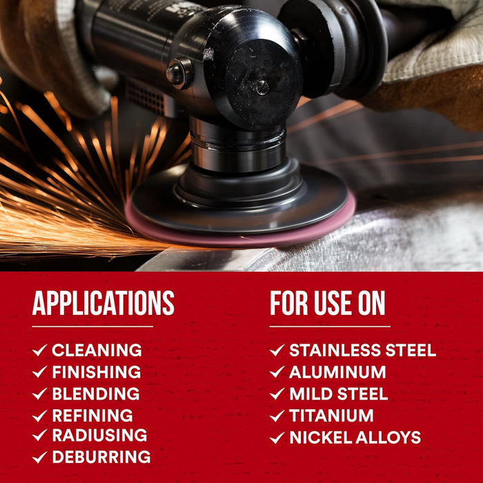 Scotch-Brite Surface Conditioning Disc, 5 in x NH A VFN, 50 per case