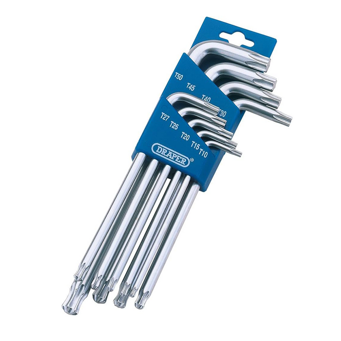 9 PCS BALL END ALLEN KEY, 1.5-10MM