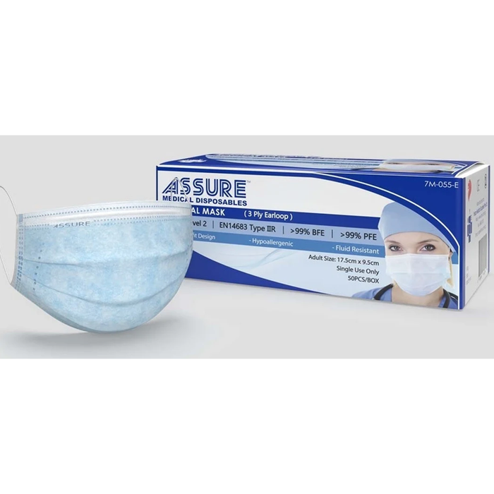 ASSURE Surgical Mask | Adult Blue