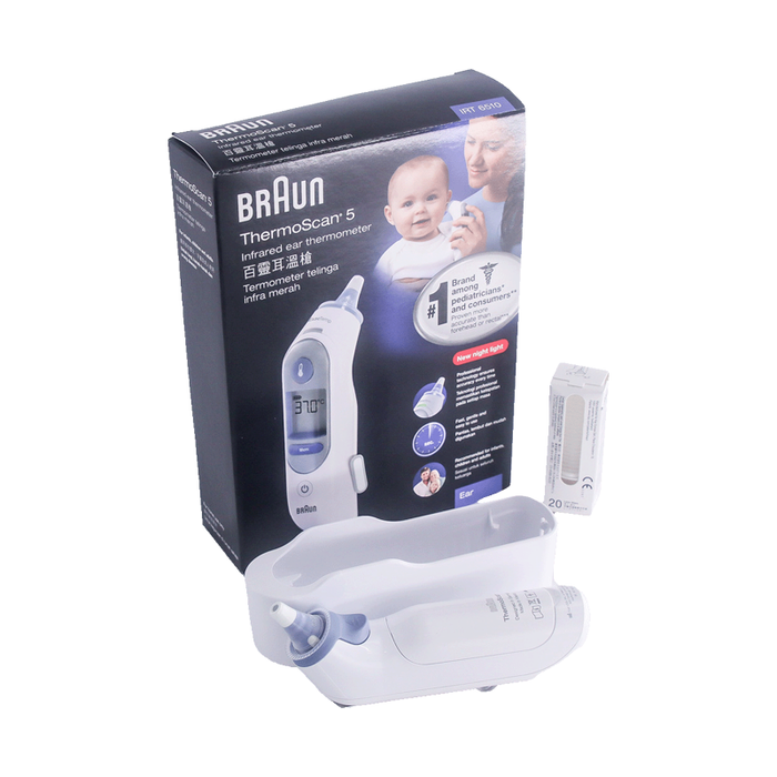 BRAUN THERMOSCAN 5 , IRT6510 , INFRARED EAR THERMOMETER