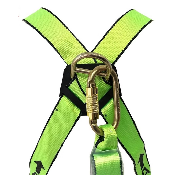 SAFETY HARNESS FULL BODY WITH 3 LANYARDS AND 2 CARABINERS