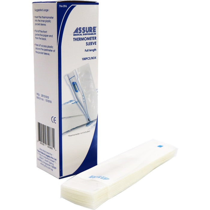 THERMOMETER SLEEVES 100PCS/BOX (ASSURE BRAND)