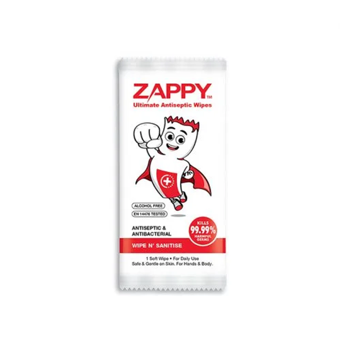 Zappy Ultimate Antiseptic Wipes 100 Sheets