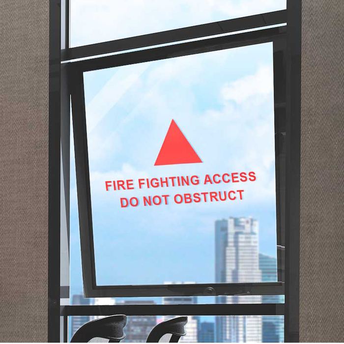 Fire Fighting Access Stickers